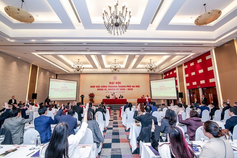 Đại hội Hiệp hội Công thương Thành phố Hà Nội khóa III nhiệm kỳ 2020 - 2025