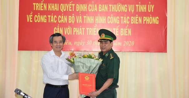 Bí thư Bạc Liêu chỉ đạo về công tác biên phòng gắn với phát triển kinh tế biển