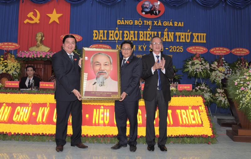 Tổ chức thành công Đại hội Đại biểu Đảng bộ Thị xã Giá Rai lần thứ XIII, nhiệm kỳ 2020-2025