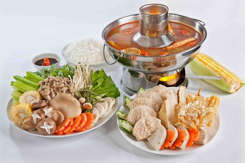 Kết quả hình ảnh cho lẩu thái chay