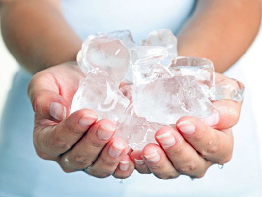 Kết quả hình ảnh cho đá lạnh vết thương
