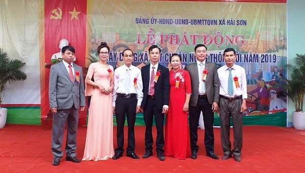 Xã Hải Sơn đạt chuẩn nông thôn mới cấp tỉnh của Quảng Trị