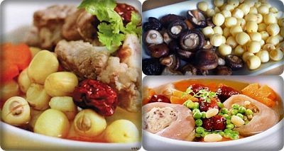 Kết quả hình ảnh cho chân giò hạt sen cho nồi hầm