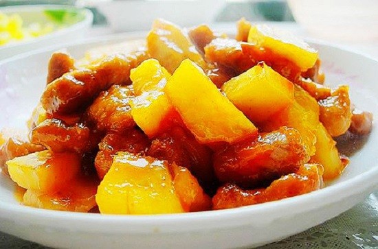 Kết quả hình ảnh cho Chả cá kho dứa