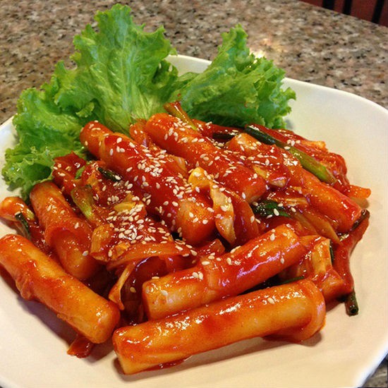 Kết quả hình ảnh cho bánh gạo Hàn Quốc