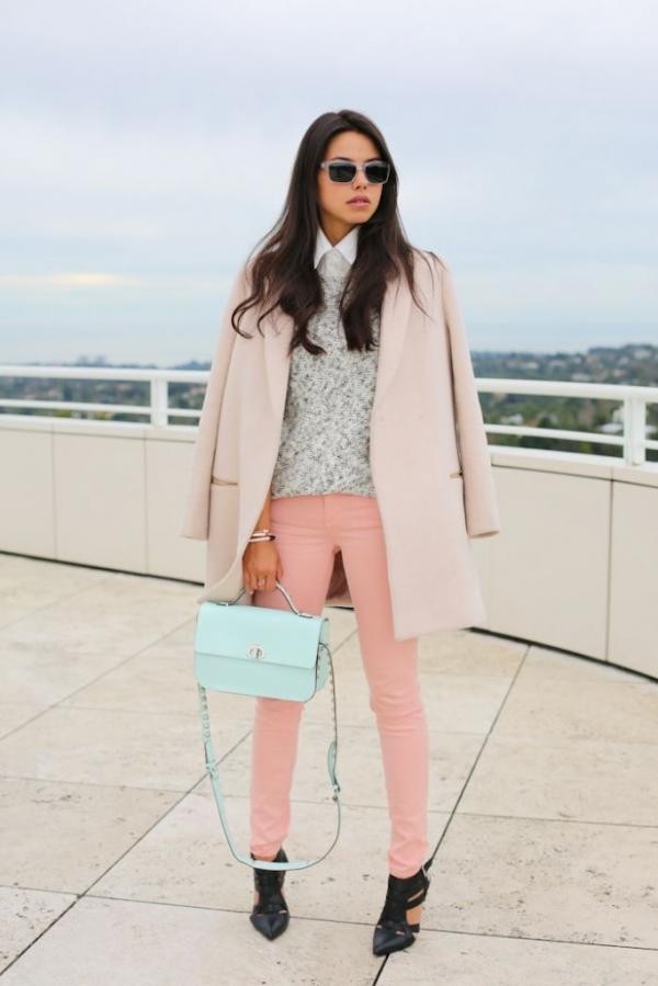 Kết quả hình ảnh cho Trang phục màu hồng pastel sao Châu Âu