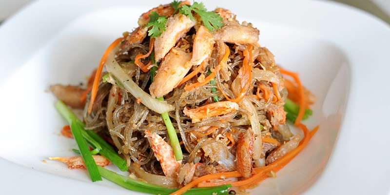 Kết quả hình ảnh cho Miến xào cua bể