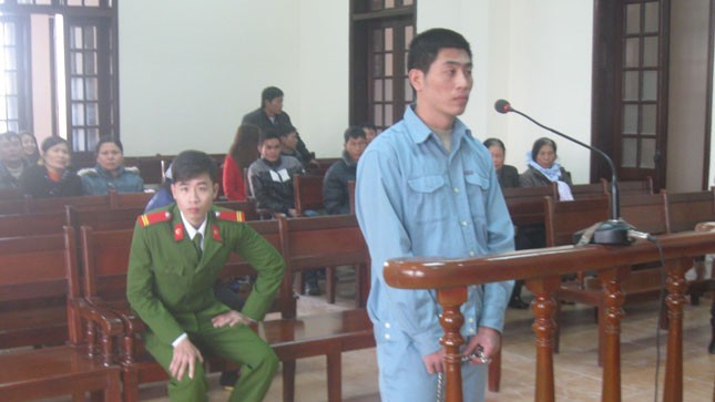 Trần Đình Điệp tại phiên tòa ngày 18/12.