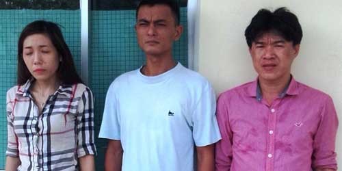Hoàng Anh (giữa” và các đồng phạm