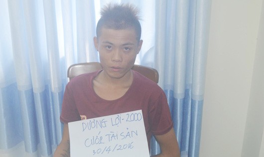 Dương Lợi, một trong 5 đối tượng gây ra vụ cướp.