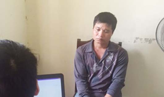 Nghi phạm Tặng tại CQĐT