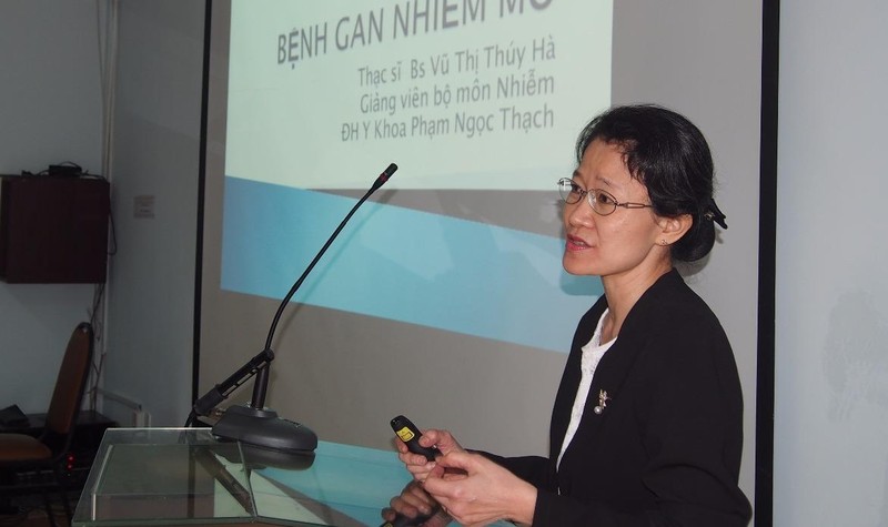 Ths. Bs Vũ Thị Thúy Hà: “Điều chỉnh chế độ ăn và vận động là biện pháp điều trị nền tảng và hiệu quả cho mọi trường hợp gan nhiễm mỡ”.