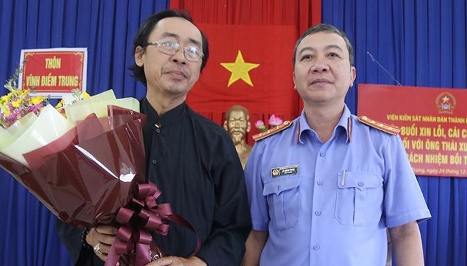 VKS TP Nha Trang xin lỗi người sau 18 năm bị oan