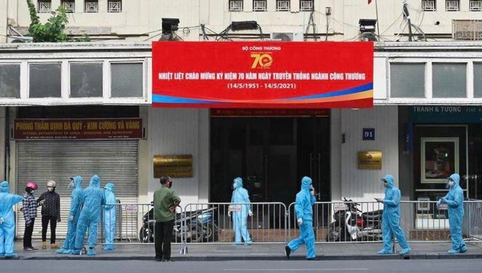 Số nhà 91 Đinh Tiên Hoàng bị phong tỏa do giám đốc Hacinco không khai báo dịch tễ.