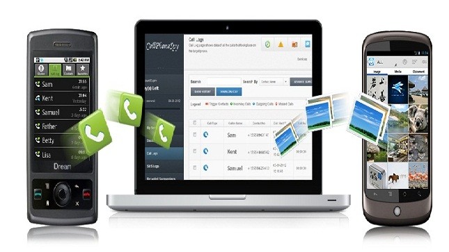 Ảnh mô tả hoạt động của phần mềm nghe lén điện thoại trên trang web spyphonevn.com (chiều 16/6/2014)