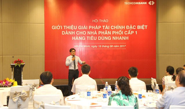 Techcombank giới thiệu giải pháp tài chính đặc biệt dành cho nhà phân phối cấp 1 hàng tiêu dùng nhanh