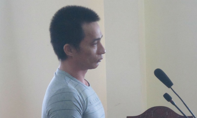 Bị cáo Dương Công Bỗ tại phiên tòa