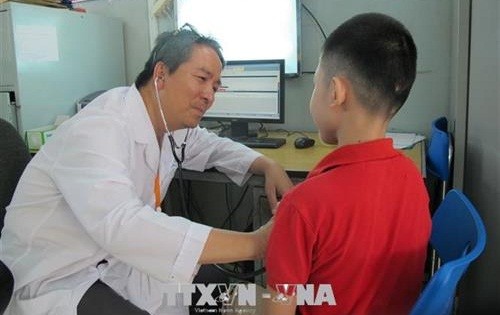 Bệnh lao ở trẻ em vẫn khó kiểm soát. Ảnh : Đinh Thị Hằng - TTXVN