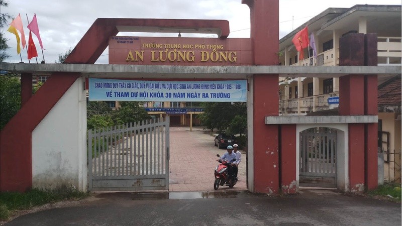 Trường THPT An Lương Đông. Ảnh Báo Thừa Thiên Huế