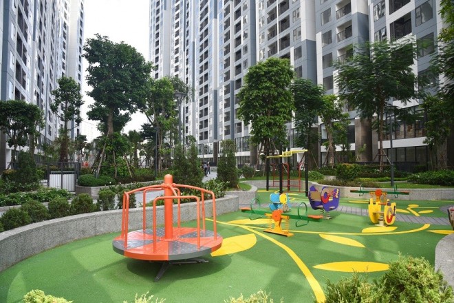 “Soi” dự án Imperia Sky Garden trước thời điểm chuẩn bị bàn giao - Ảnh 3