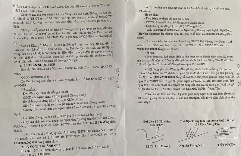 Nghi án thông đồng dìm giá khu đất ngàn tỷ tại Côn Đảo: Bài 1 - Hàng loạt dấu hiệu vi phạm ngay từ khâu chuẩn bị đấu giá ảnh 3