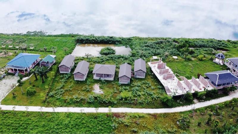 Một số công trình xây dựng trái phép tại Go Green Farm.