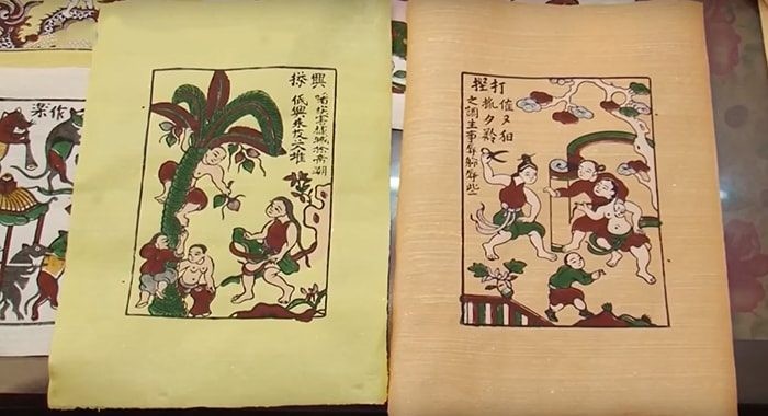 Bức tranh Đông hồ nổi tiếng miêu tả cảnh đánh ghen
