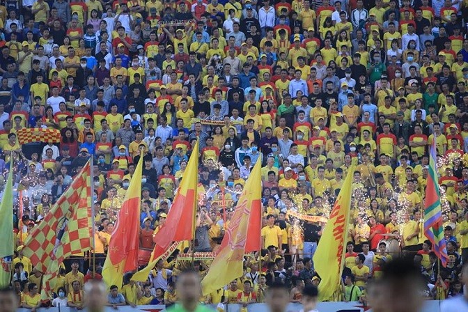 SVĐ Thiên Trường được ví là chảo lửa của V.League