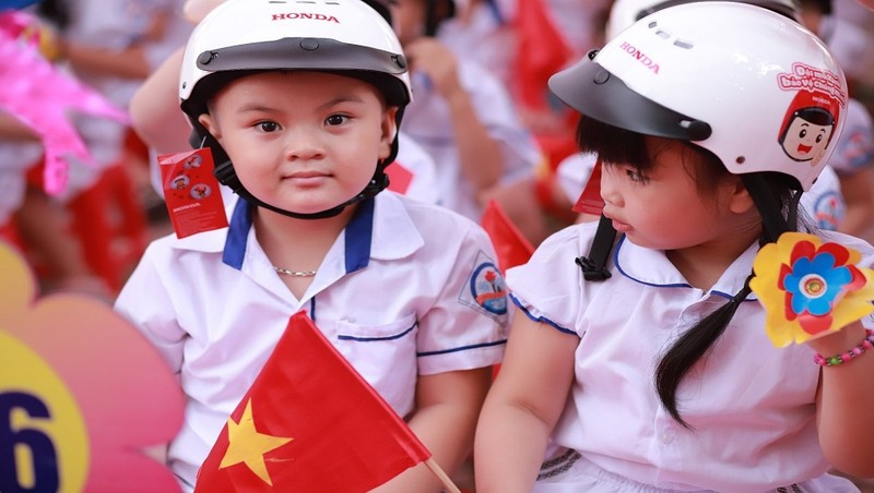 70% trẻ em đội mũ bảo hiểm- Nỗ lực từ chương trình “Giữ trọn Ước mơ”