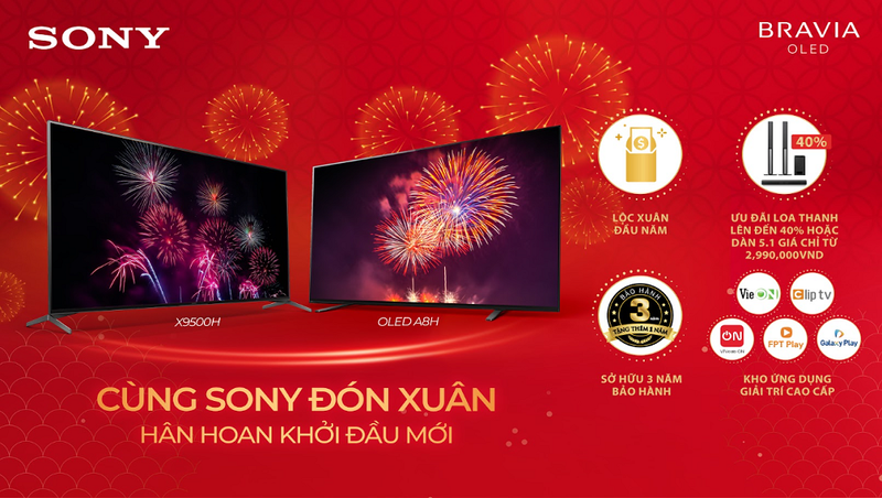 Sony Electronics Việt Nam triển khai chương trình khuyến mãi đặc biệt mùa Tết
