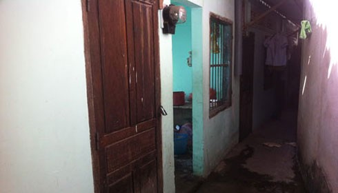Căn nhà trọ nơi xảy ra sự việc