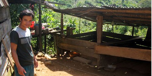 Phó thôn Trần Minh Vũ cho rằng con lợn nhà anh Lanh không chịu về nhà mà lại đến hàng xóm lót ổ là điều cực kỳ xấu, trước sau gì cũng phải nhận điều rủi ro.