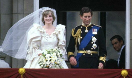 Thái tử Charles và công nương Diana trong đám cưới năm 1981.