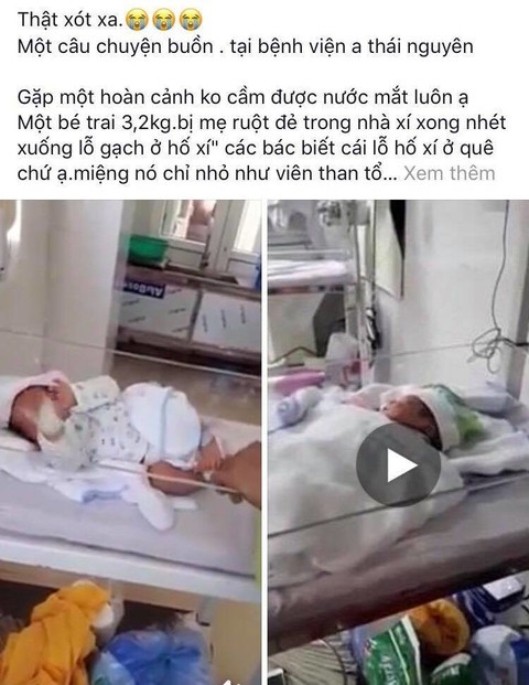 Làm rõ thông tin mẹ bỏ con mới sinh xuống hố nhà vệ sinh ảnh 1