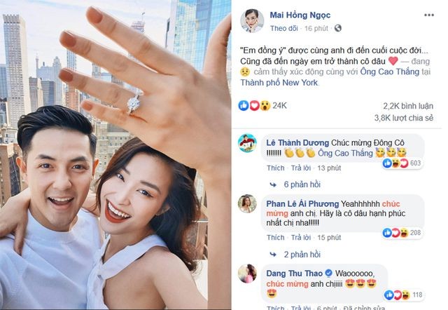 Đông Nhi hạnh phúc khoe nhẫn cầu hôn của Ông Cao Thắng - 2 Đông Nhi hạnh phúc khoe nhẫn cầu hôn của Ông Cao Thắng - 2