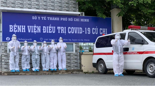 Bệnh viện điều trị COVID-19 Củ Chi đã sẵn sàng tiếp nhận bệnh nhân từ ngày 12/6. Ảnh: Sở Y tế TP HCM