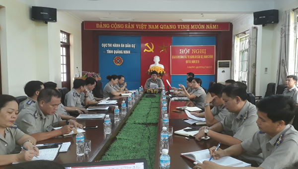 Cục THADS tỉnh Quảng Ninh giao ban công tác