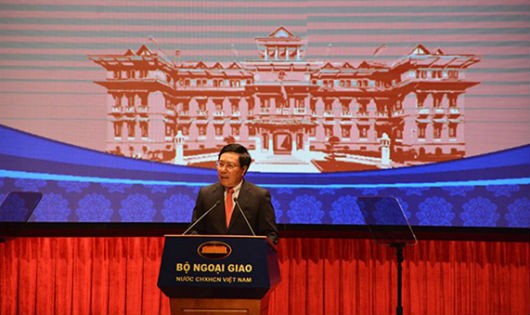 Phó Thủ tướng, Bộ trưởng Bộ Ngoại giao Phạm Bình Minh phát biểu tại Hội nghị