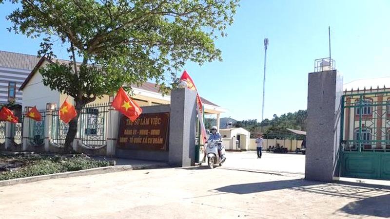 Trụ sở UBND xã Cư Đrăm.