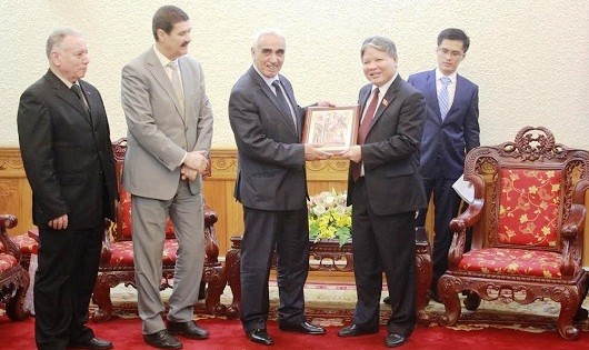 Bộ trưởng tiếp xã giao Chánh án thứ nhất Tòa án Tối cao Angieri