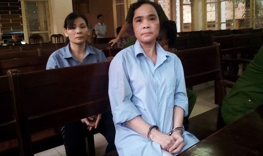 Các bị cáo tại phiên tòa