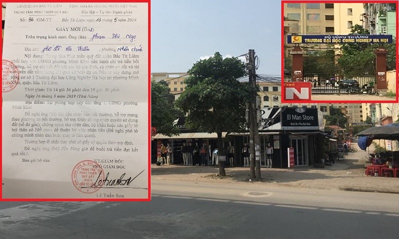 Người dân phản đối dự án mở rộng Trường ĐHCN HN