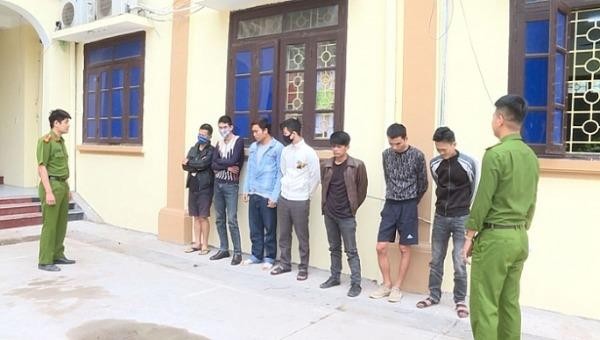 Các đối tượng trộm cắp cây cảnh bị bắt giữ