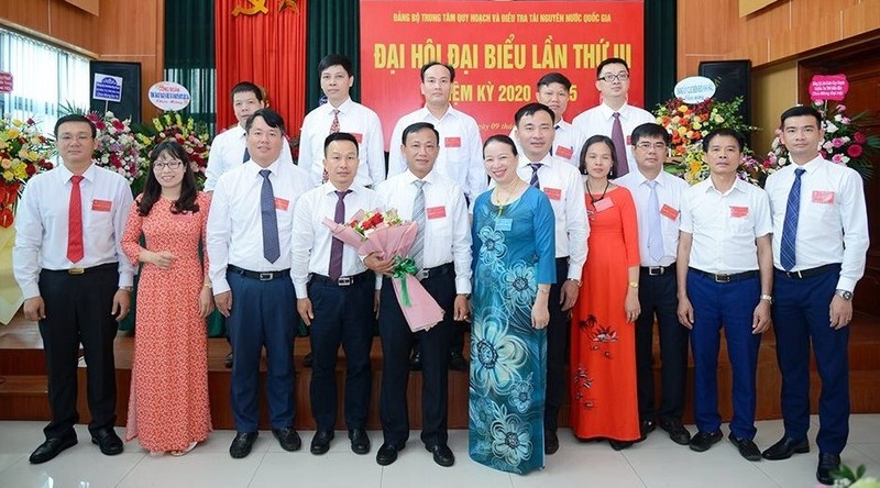 Ban Chấp hành Đảng bộ nhiệm kỳ 2020 - 2025 Trung tâm Quy hoạch và Điều tra tài nguyên nước quốc gia