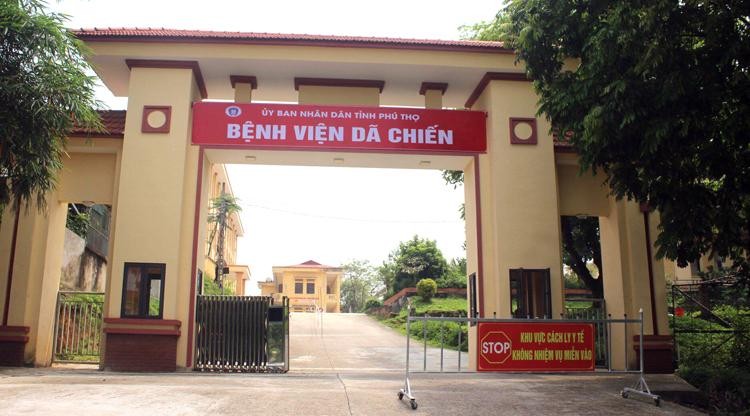 Bệnh viện dã chiến tỉnh Phú Thọ - nơi cách ly và điều trị bệnh nhân COVID-19.