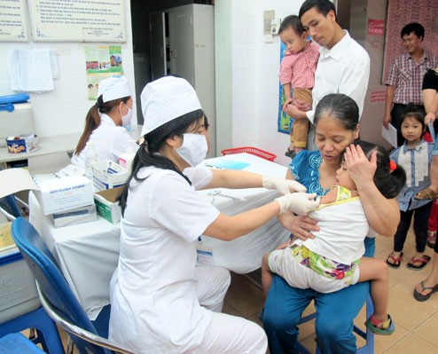 Nếu phụ huynh không đưa con đến tiêm đúng ngày, giờ được hẹn kết quả đăng ký sẽ bị hủy bỏ.