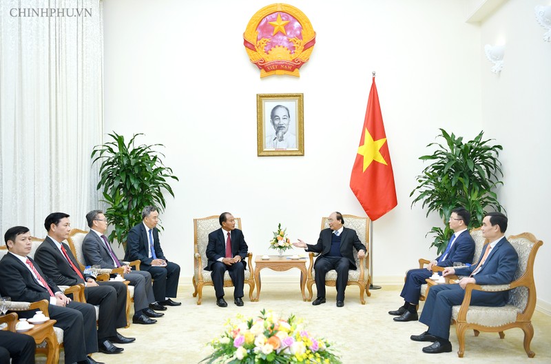 Thủ tướng tiếp Bộ trưởng Tư pháp Lào