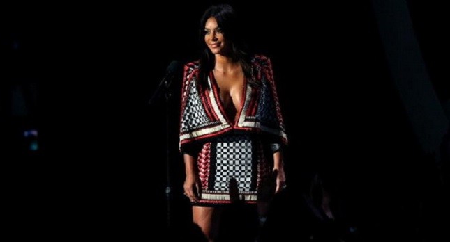 Ngôi sao truyền hình thực tế nổi tiếng Mỹ Kim Kardashian - Ảnh: AFP