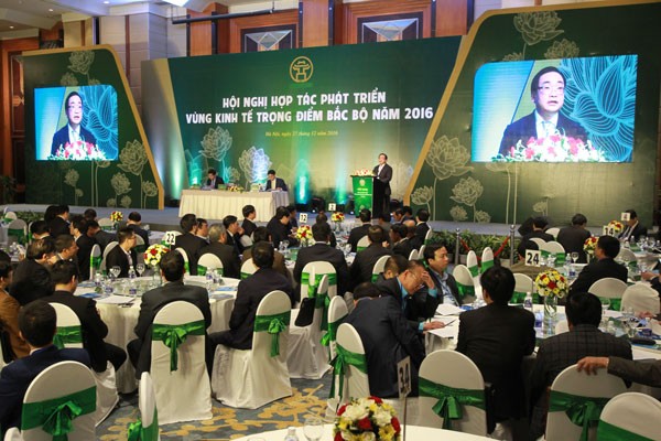 Hội nghị hợp tác phát triển vùng kinh tế trọng điểm Bắc Bộ năm 2016