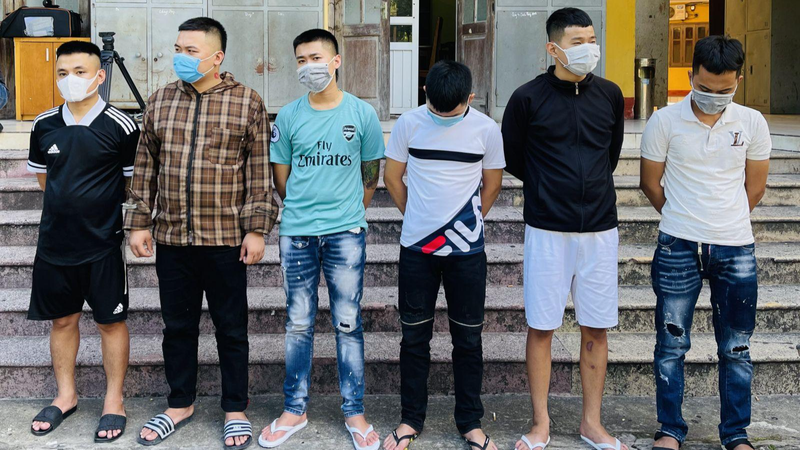 Các đối tượng trong vụ án.